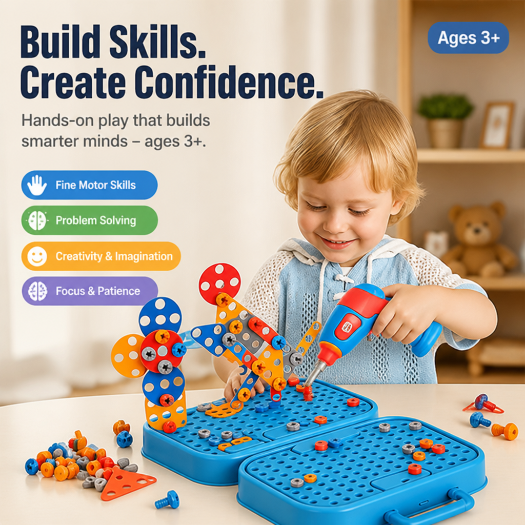 BuildBright Dino Kit — Unlock Your Child’s Inner Genius and Confidence with Every Snap