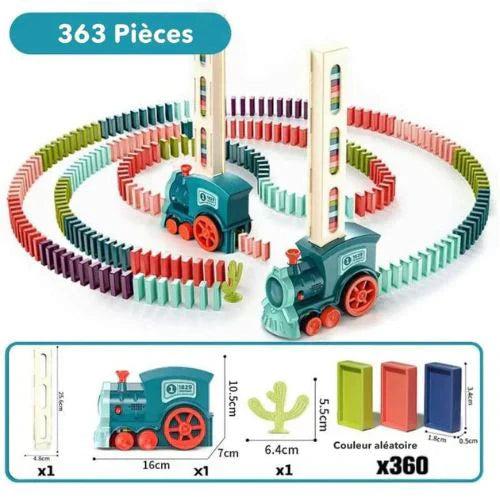 DominoTrain - Automatic Domino Train Toy Set