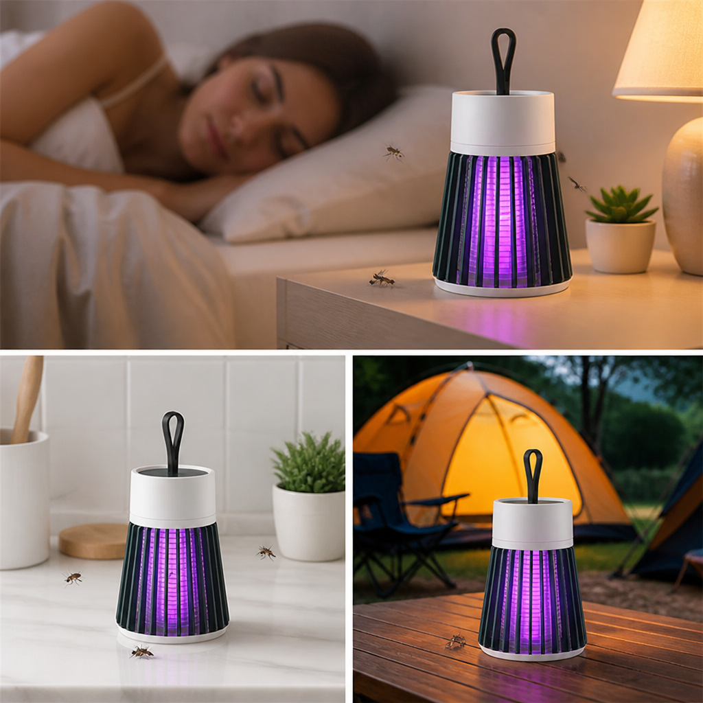 ZephyrGuard Mosquito & Fly Trap Lamp — Silent, Chemical-Free Protection for Peaceful, Bite-Free Living