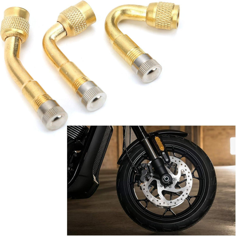 Flexible 3-Angle Tire Valve Extension Set