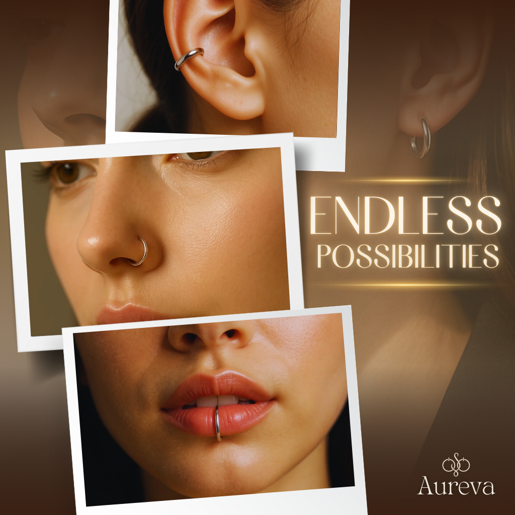 Women's Retractable Clip-On Comfort Earrings for Styling & Daily Wear