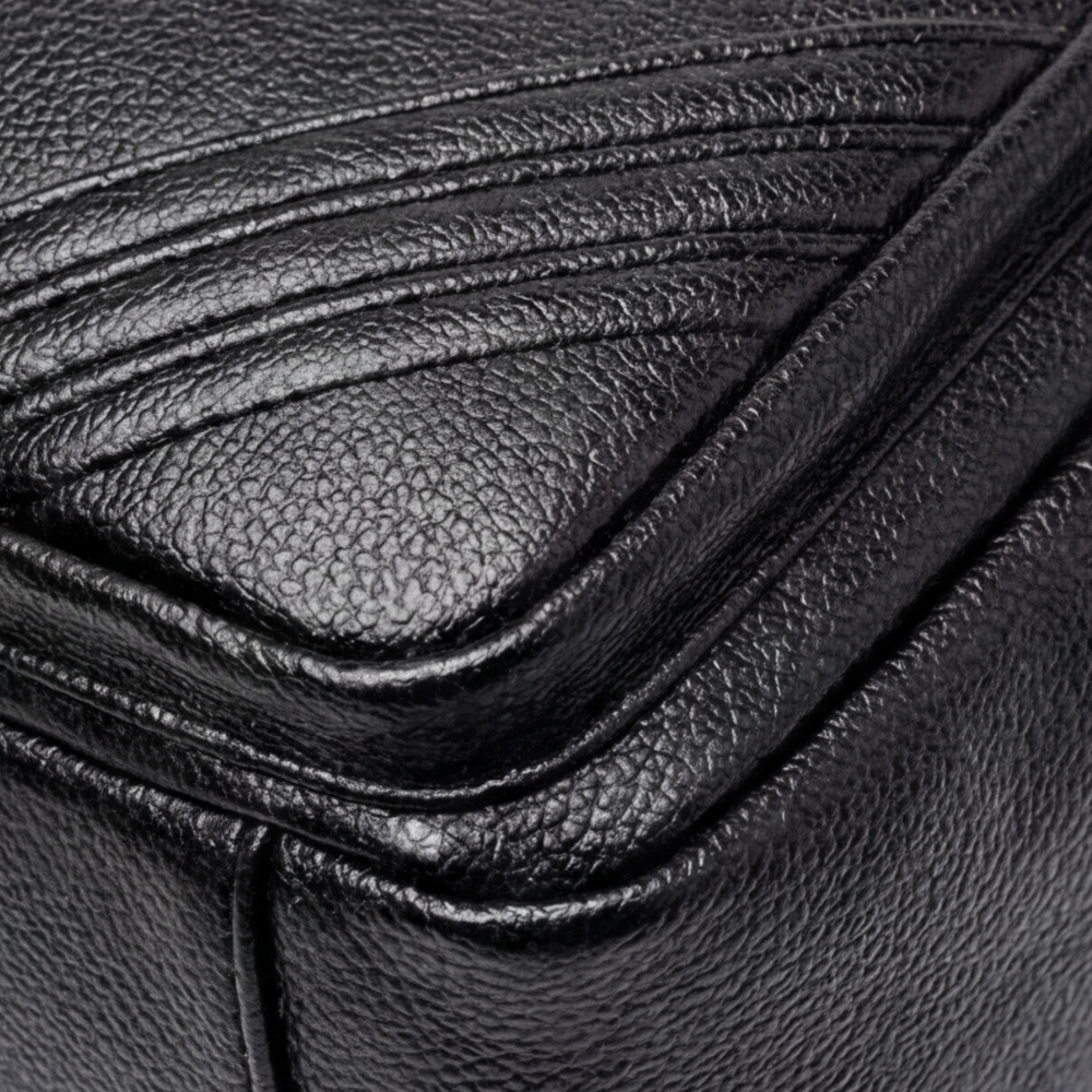 Carria™ – Soft Leather Multi Pocket Shoulder Bag