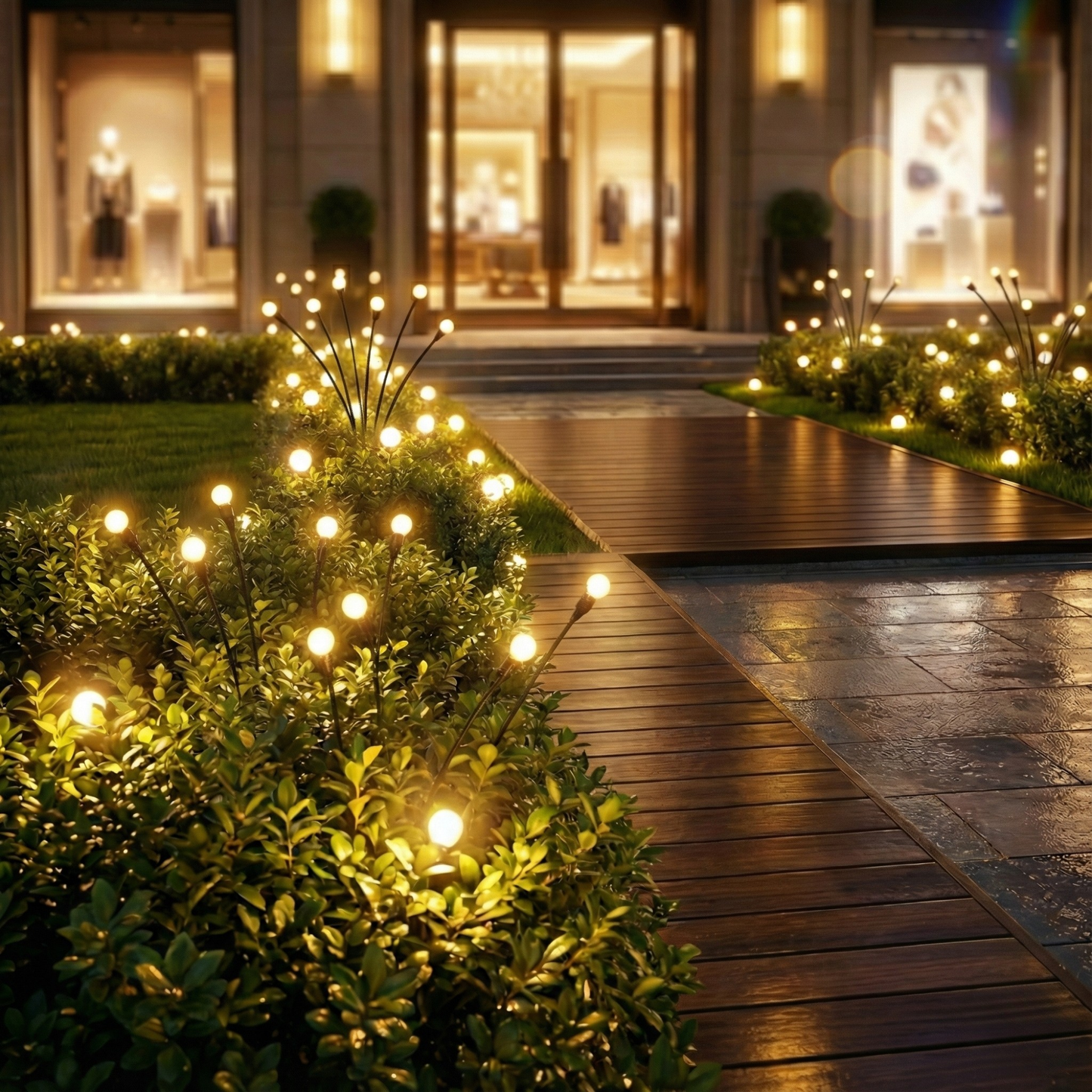 LumiFire™ Solar Firefly Garden Lights