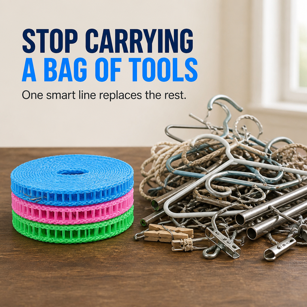 VeroDrift — Lock Your Laundry Tight for Faster, Windproof Drying Anywhere