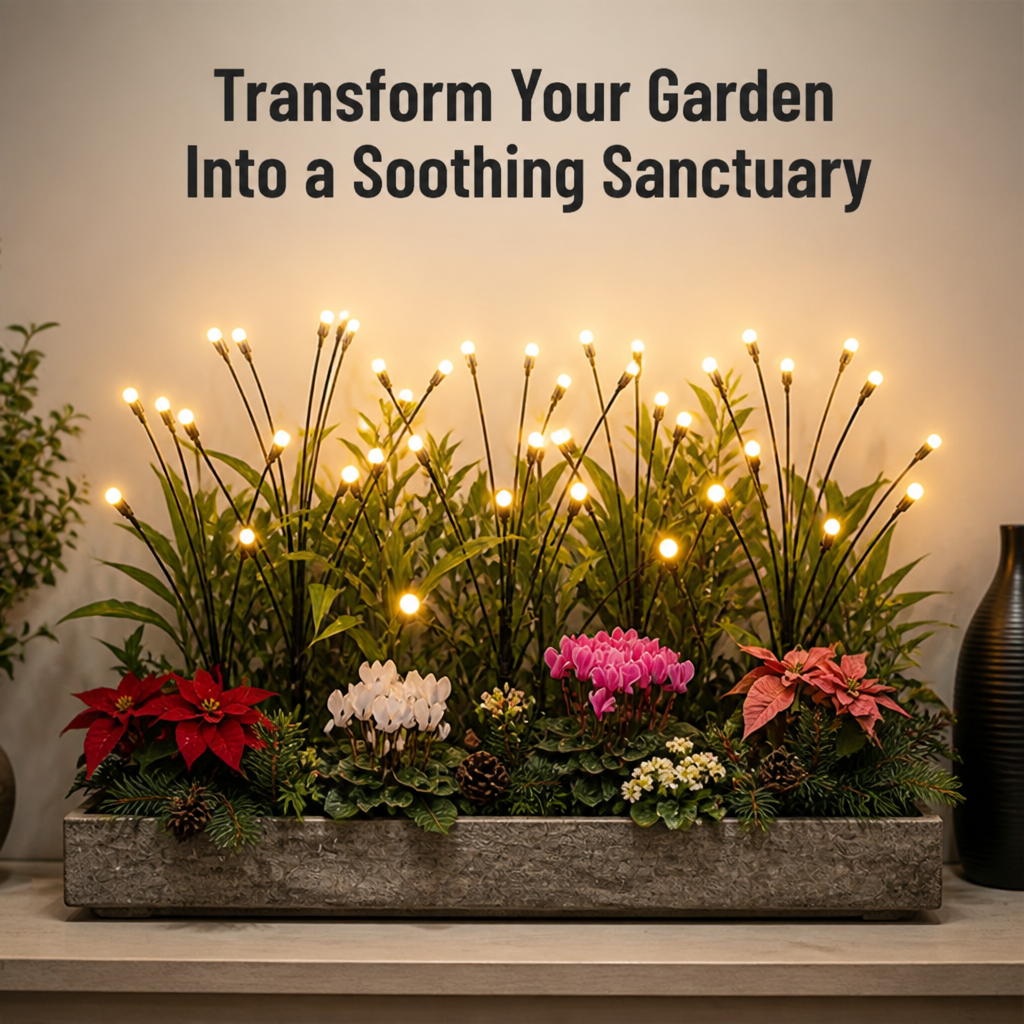 SereniBloom — Light Up Your Garden With a Soft, Swaying Firefly Glow