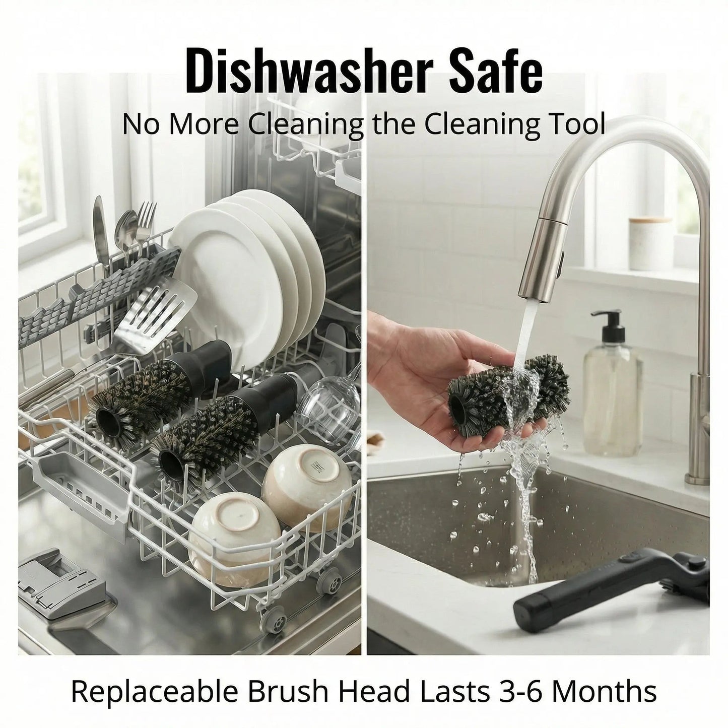 Grill Scrubber with Swiveling Head | Quick Grill Cleaning | Safe Bristle Design | GrillPro