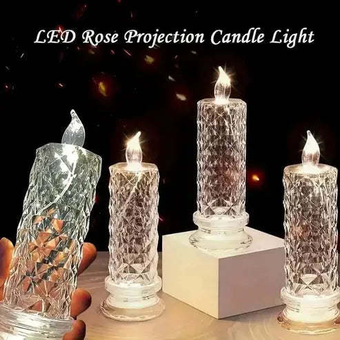 Crystal Glow LED Candles – Radiant Light Moments for the Holiday Season