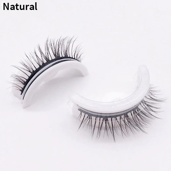 LashLuxe Self-Adhesive Reusable False Eyelash Set for Natural Eye Makeup