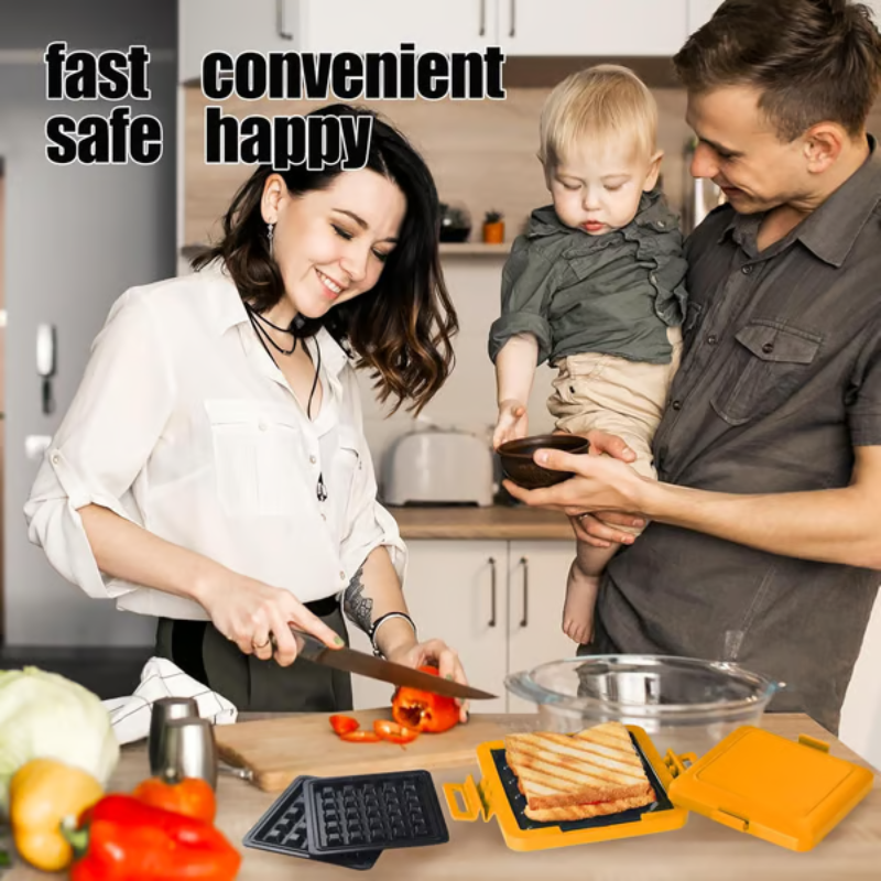 Crunchy Microwave Grill Accessory for Irresistible Snacks in Minutes