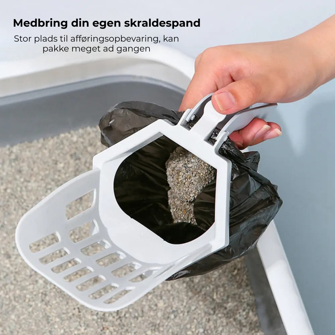 Cat Litter Cleaner with Bag Holder