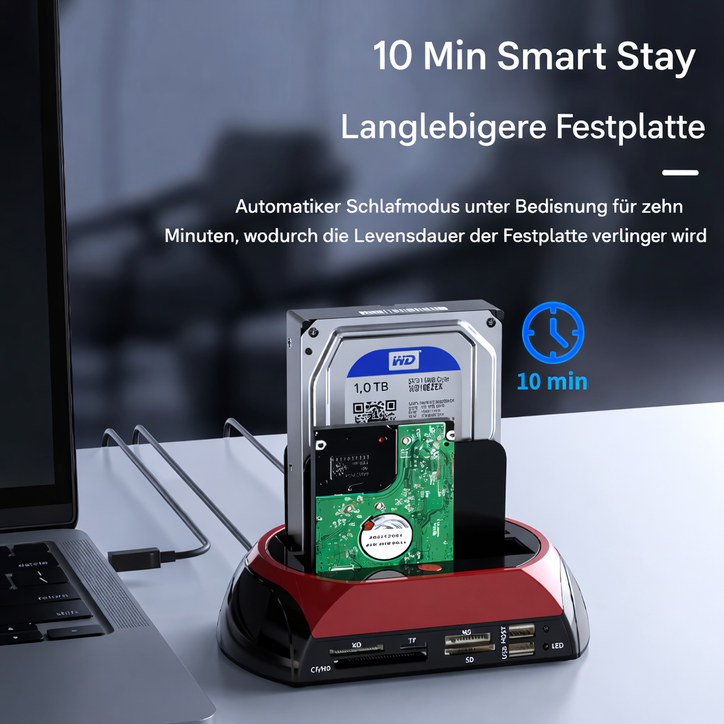 Hard Drive | Versatile Hard Drive Docking Hub | Universal IDE & SATA Dock | TotalRecovery Station
