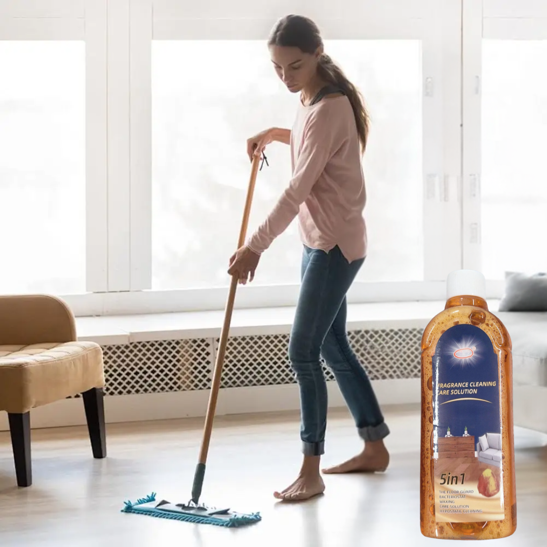 Floor Mop | Floor Cleaning Tool with Polish | Cleans and Protects in One Swipe | CleanerPro