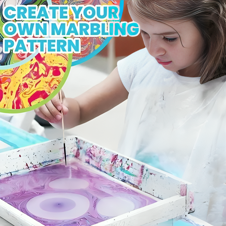 SwirlArt - Water Marbling Paint Kit for Creative Designs