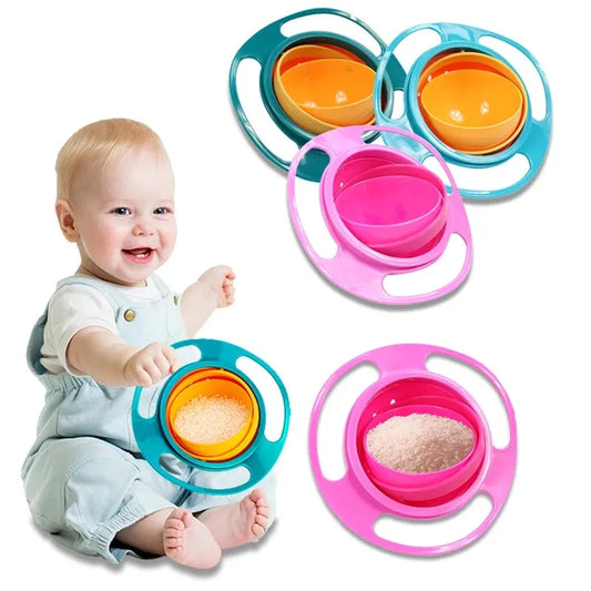 The GyroBowl 360° Spill-Proof Snack Bowl for Toddlers