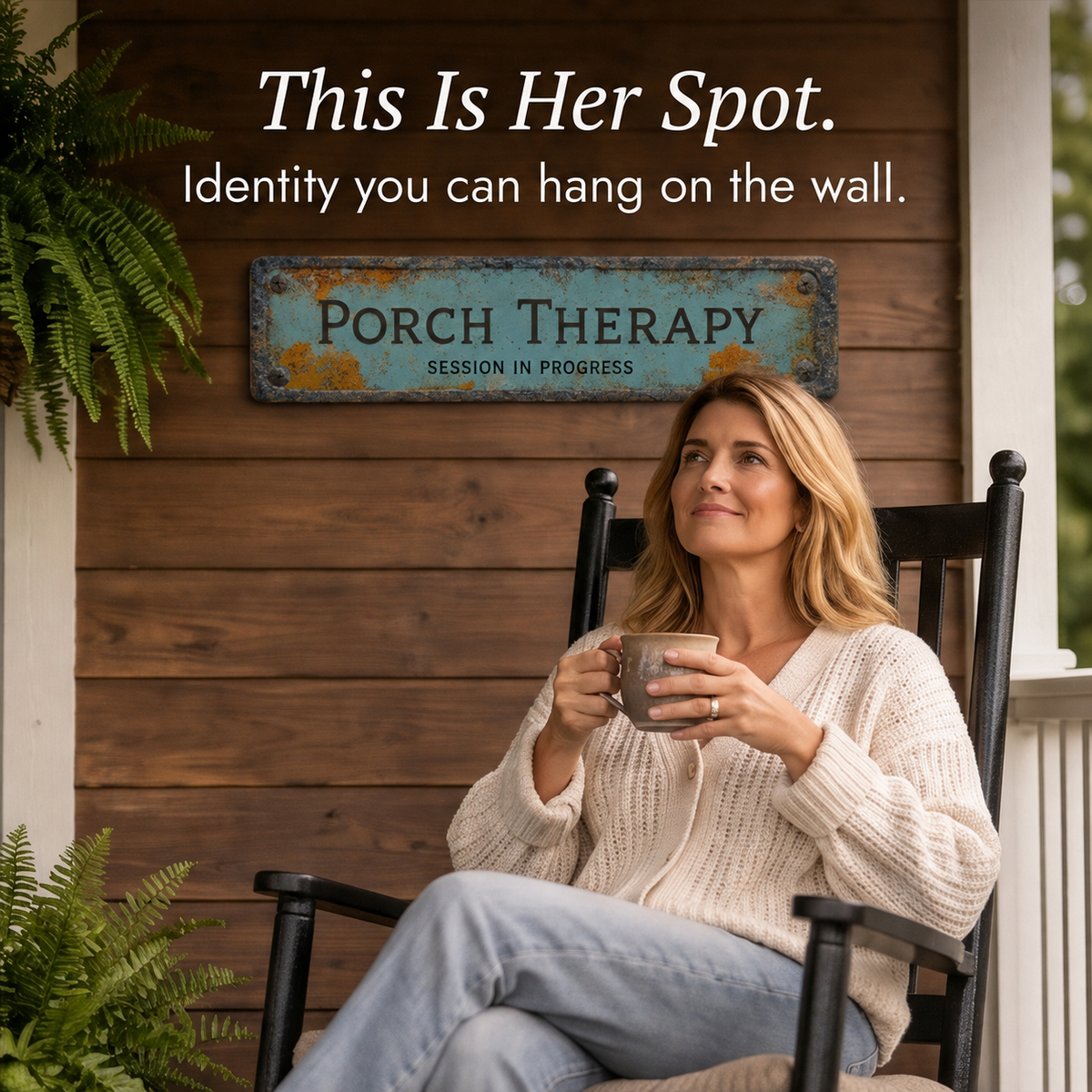 Porchly – Vintage Farmhouse Porch Therapy Plaque