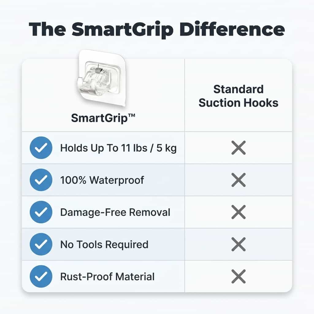 5cm Damage-Free Wall Hooks for Organization & Home Decor