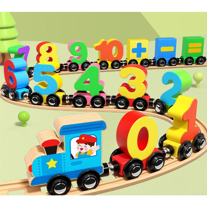 MagnaTrain Number Pull Toy - Engaging Learning Game for Young Math Whizzes