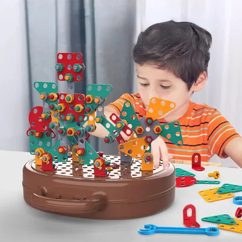 BuildBrilliance BlastSet — Kids Construction Toy Set with Drill