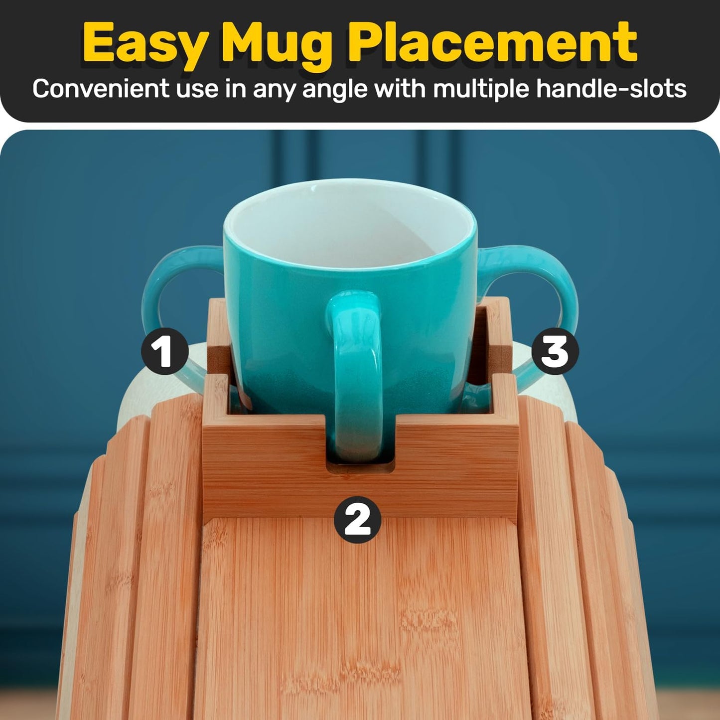 Armoni™ –  Bamboo Couch Cup Holder (50% Off)