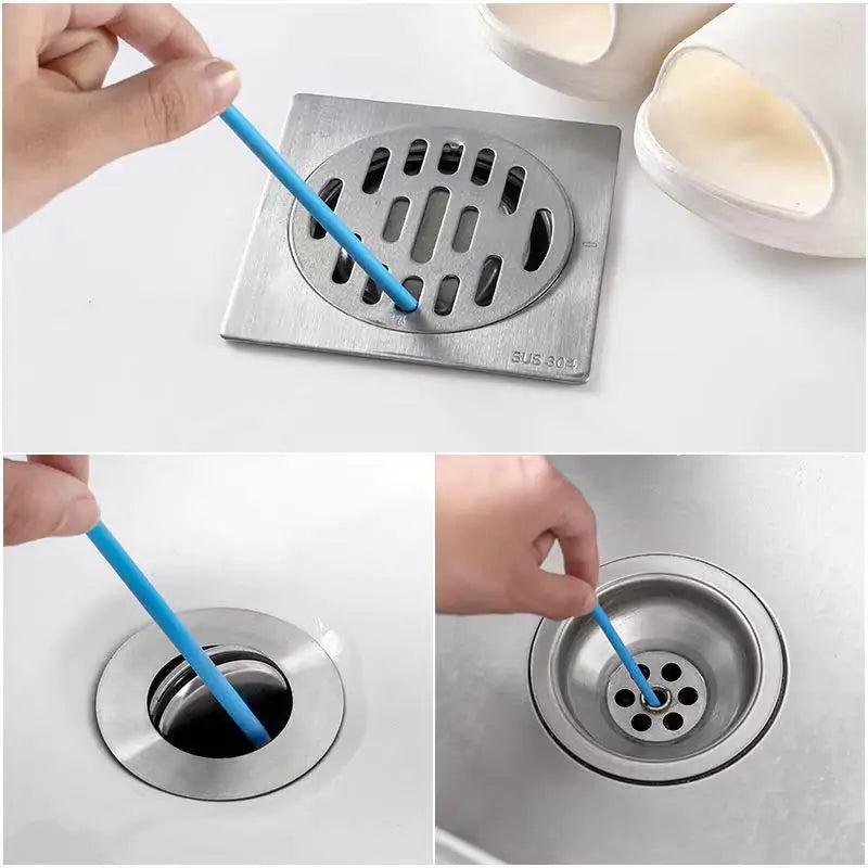 Drain Cleaning Sticks for Clogs Removal