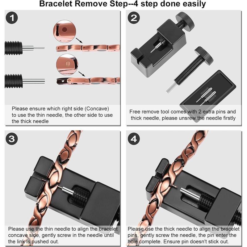Pure Copper Magnetic Therapy Bracelet for Fatigue & Circulation