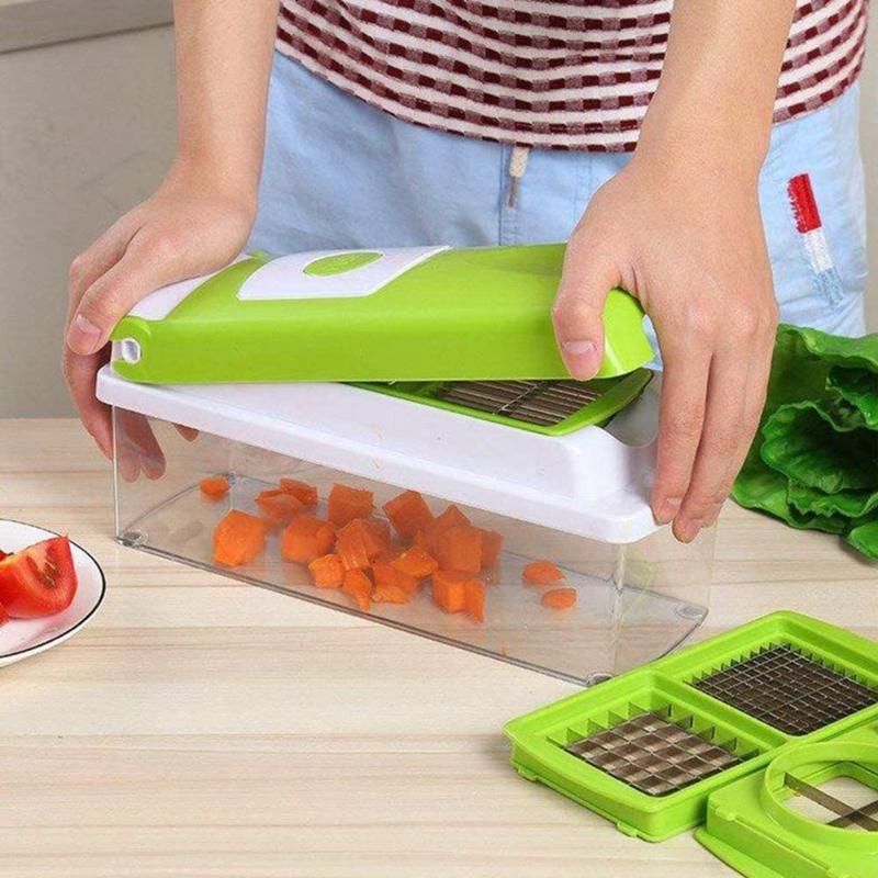 Multi-Function Kitchen Cutter – 12-in-1 Vegetable Slicer for Quick Food Prep