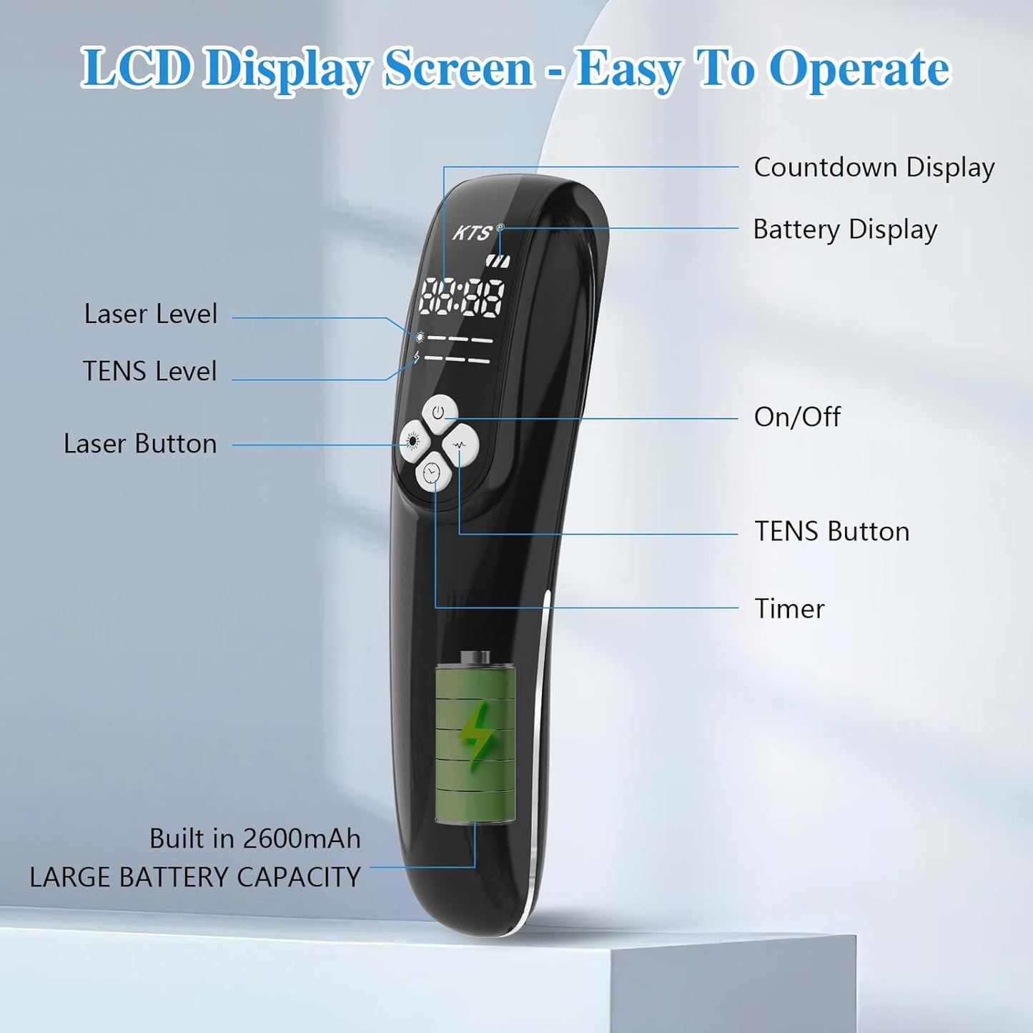 Home Use Cold Laser Therapy Device – Upgraded Model