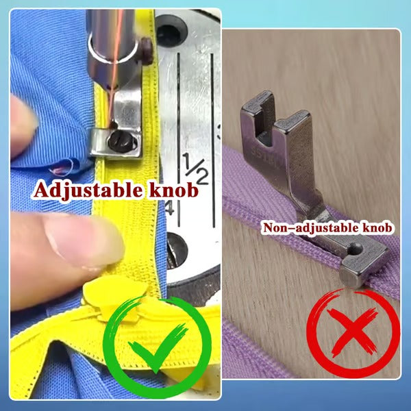 SeamMaster Pro - Adjustable Zipper Presser Foot
