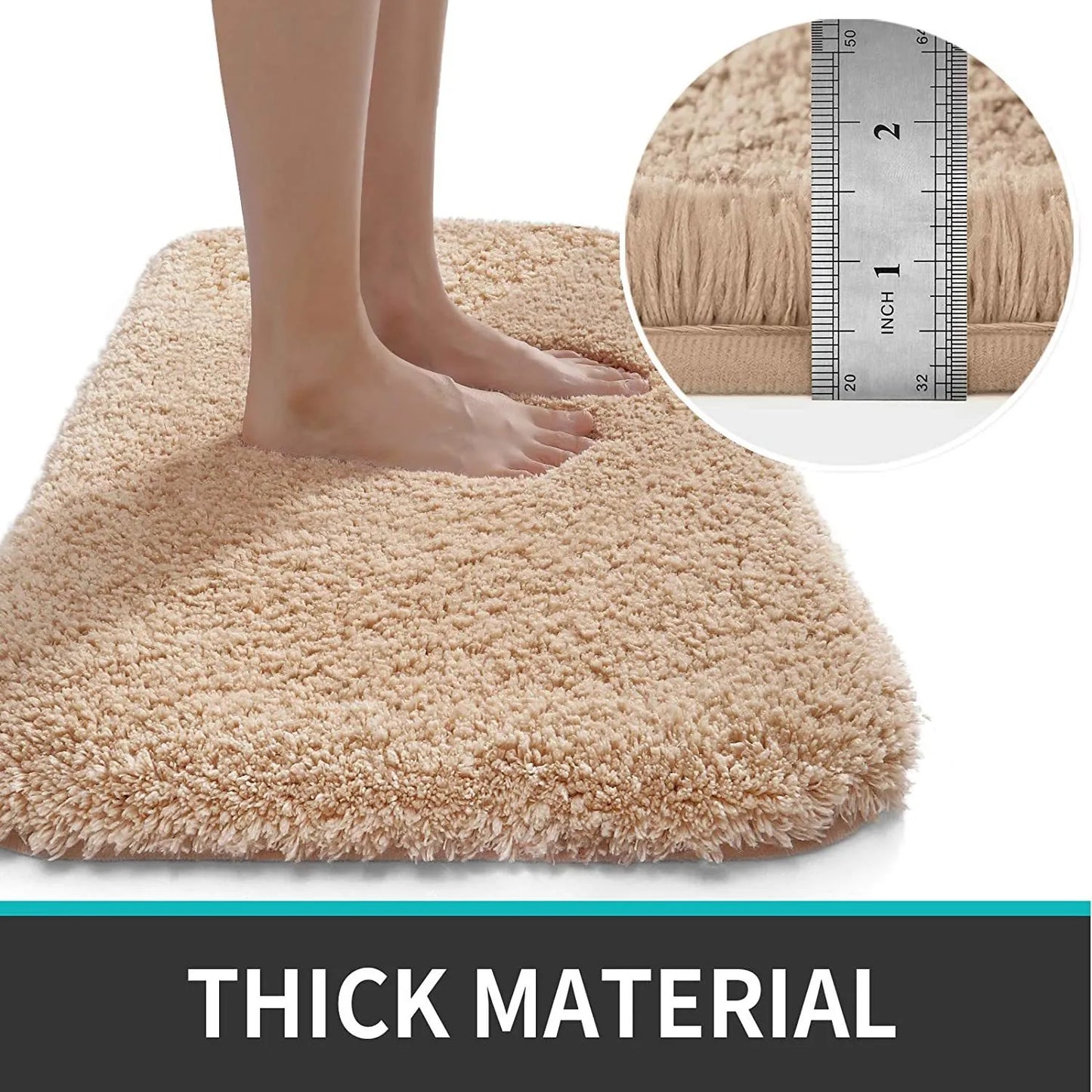 Royaleva Super Thick Luxury Bathroom Rug - Ultra-Plush Comfort for Your Feet