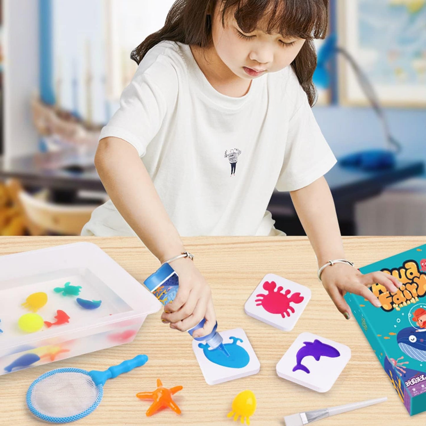 WaveWhiz - Kids Sensory Gel Toy Kit with Shapes and Colors