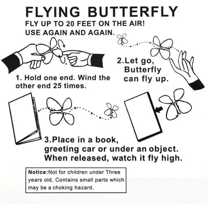 Enchanting Flying Butterflies – The Ideal Surprise Element for Gifts & Cards!