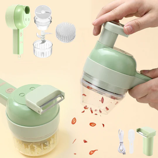 SwiftSlice Cordless Electric Food Cutter for Fast Meal Prep