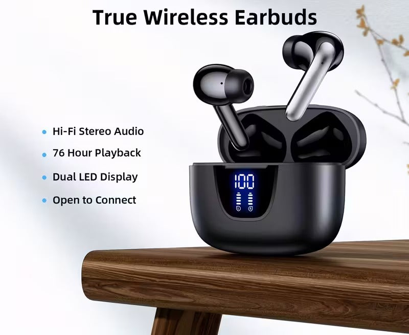 Headphones | Wireless Earbuds | Extended Battery Life & Crisp Audio | Auralyx Pods