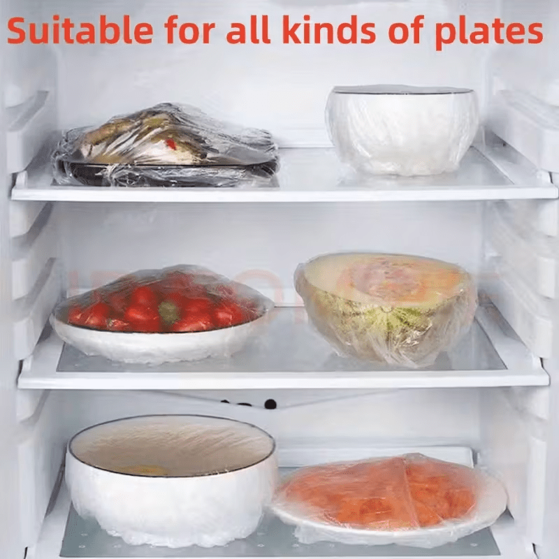 Elastic Food Storage Covers, 1000 Pieces, Made of PE