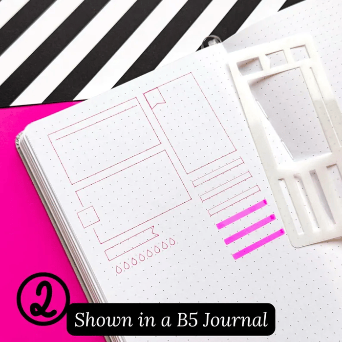 CraftFlex™ - Flexible Mylar journal stencils