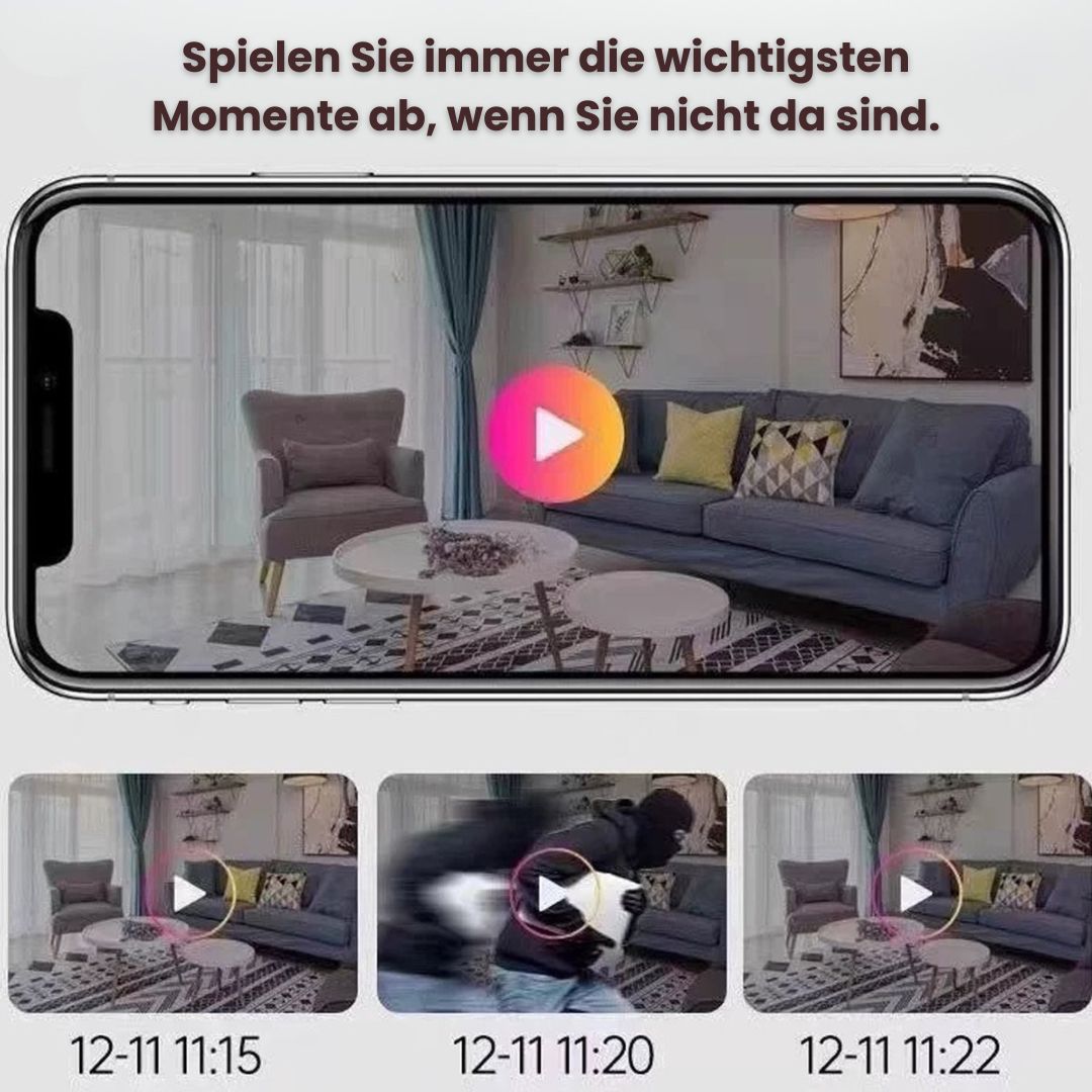 Compact Camera | Remote Live Viewing | Night Vision with Motion Sensors | SafeOrbit