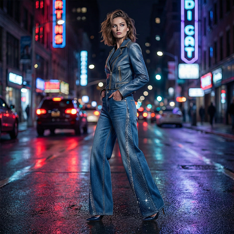 DivineLux™ Rhinestone Jeans — Sculpt Your Curves, Spark Confidence, and Feel Unstoppable All Day