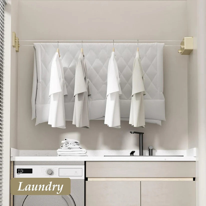 AirMaster Pro — Retractable Clothesline Wall-Mounted for Indoor & Outdoor Drying