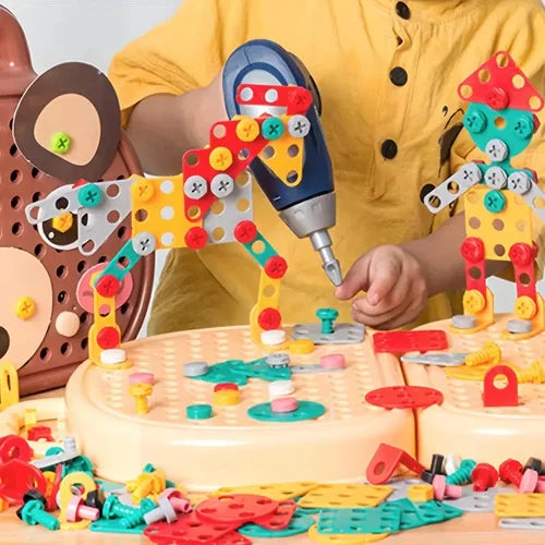 BuildBrilliance BlastSet — Kids Construction Toy Set with Drill