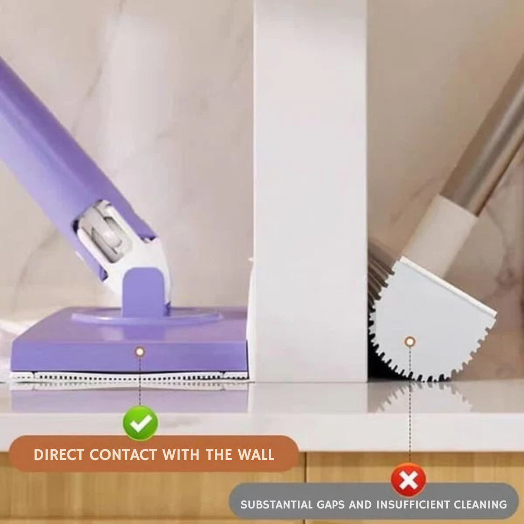 Floor Cleaner | Flat Mop with 360° Rotating Head | Touchless Pad Replacement | MopMate