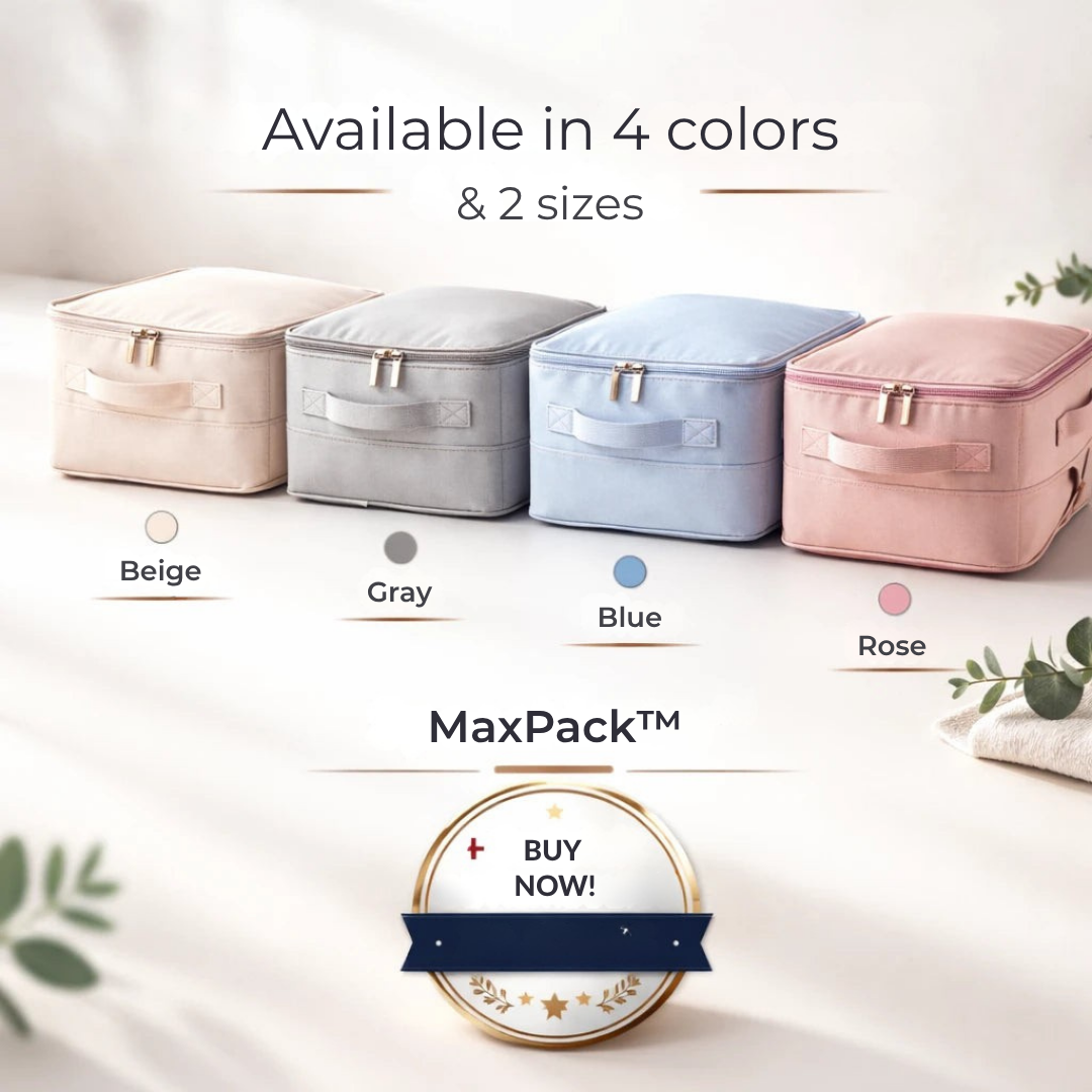 MaxPack™ — Crush Clutter Fast and Shield Your Belongings with Tough, Waterproof Compression