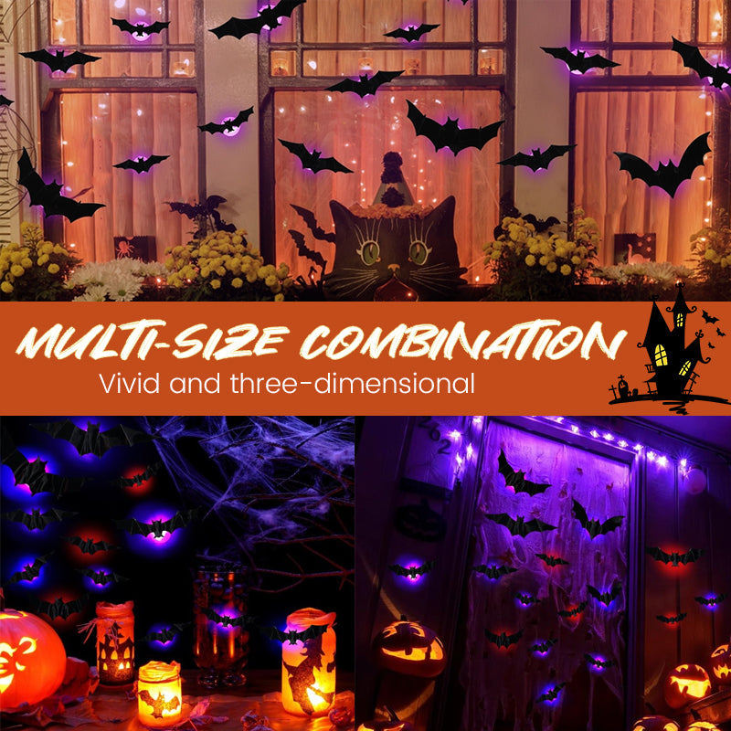 Batlit™ – 16Pcs  LED Bat Group Wall Lights  (50% Off)