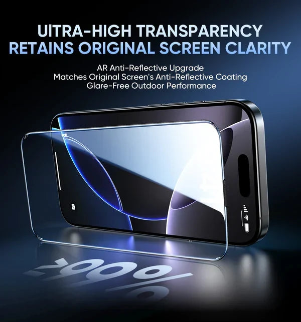 Automatic Dust Free Tempered Glass Screen Protector for iPhone & Galaxy