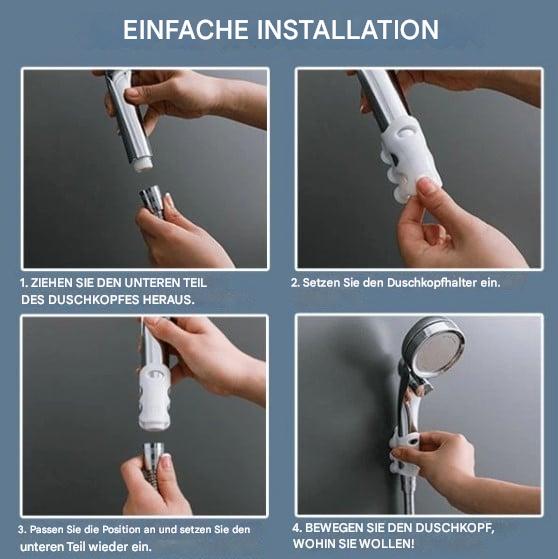 ShowerGrip™ Tool-Free Installation