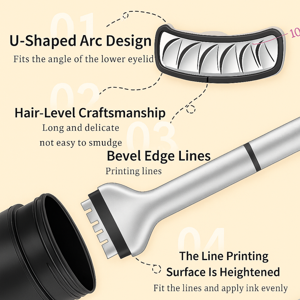 EyeStamp Precision Eyeliner Stamp Pen Set for Flawless Application