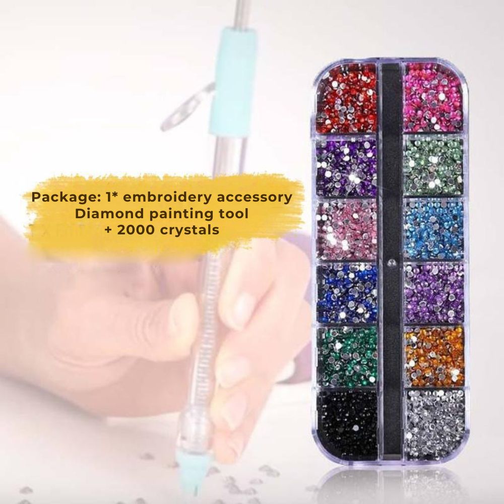 CrystalPen Rhinestone Applicator Tool Set for Crafts and Nail Art