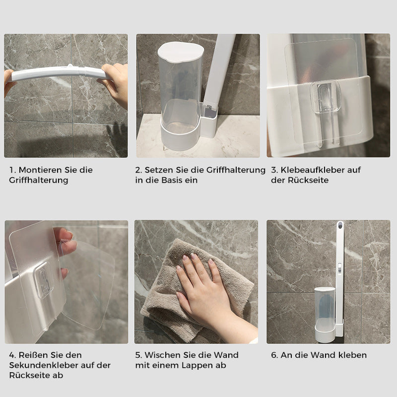 Disposable Toilet Scrubber | Antibacterial | Hygienic Sponge Tips | CleanClick