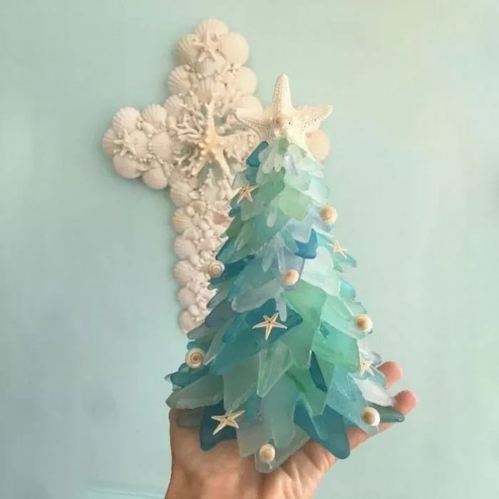 CoastGlow™ - Sea Glass Decor Tree