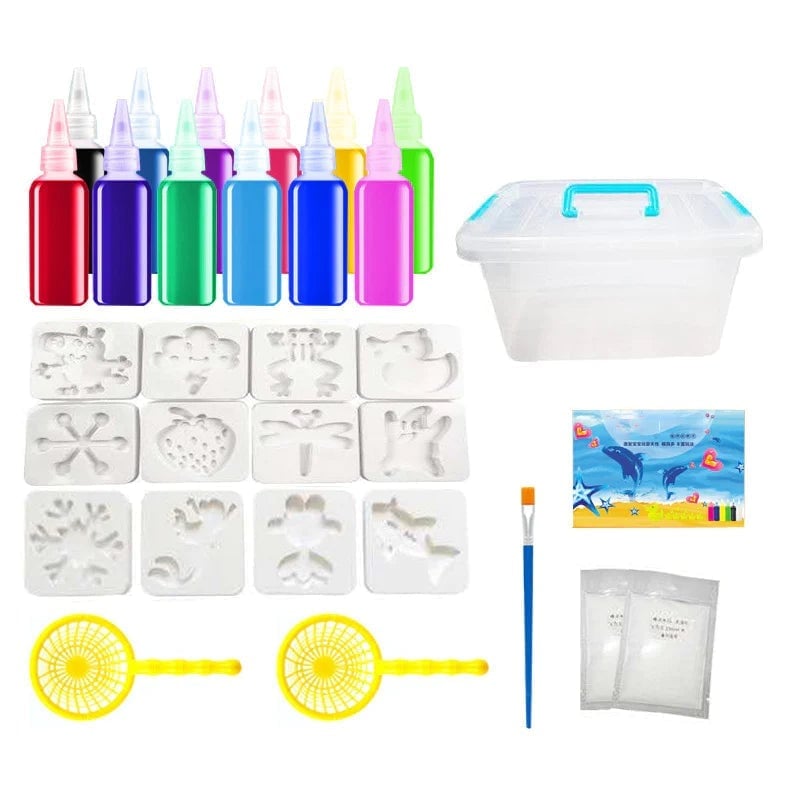 WaveWhiz - Kids Sensory Gel Toy Kit with Shapes and Colors