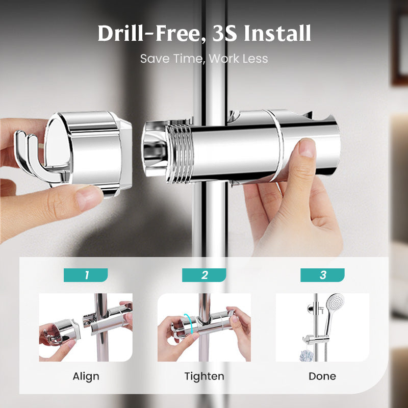 HydrEase™ — Snap-On Shower Control for Custom Comfort and Zero Hassle